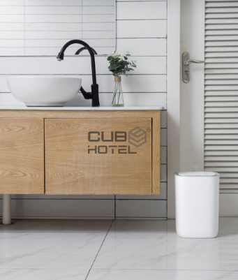 Balde Sensor Blanco 12L EKO Morandi